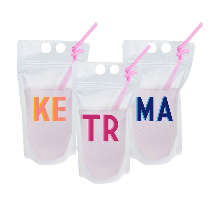 Sprinkled With Pink - Wholesale Party Favor - Schaduw Monogram Feesttasje