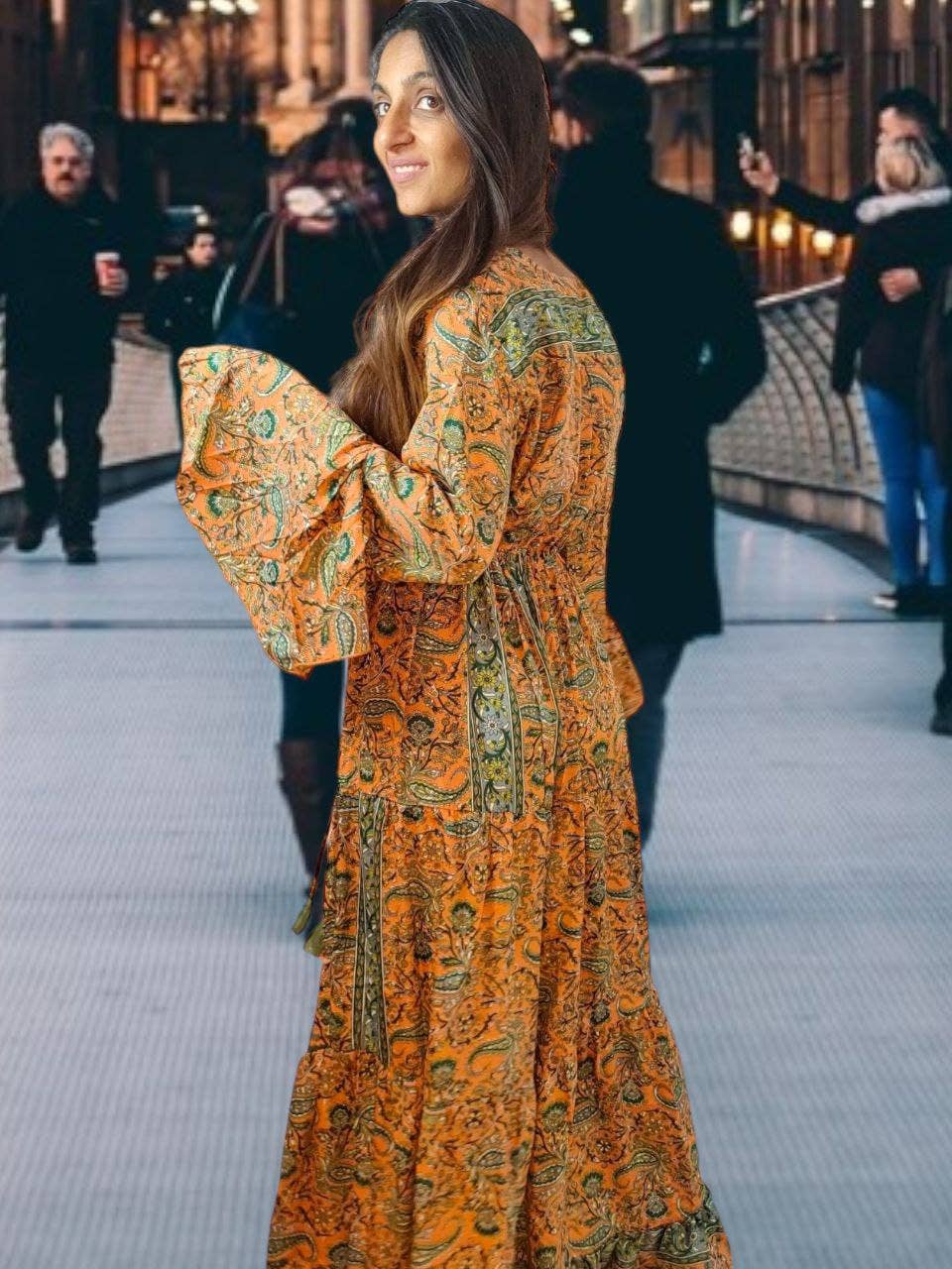 Nola by bijusol - Wholesale Dress - Women's - Silk Dress1