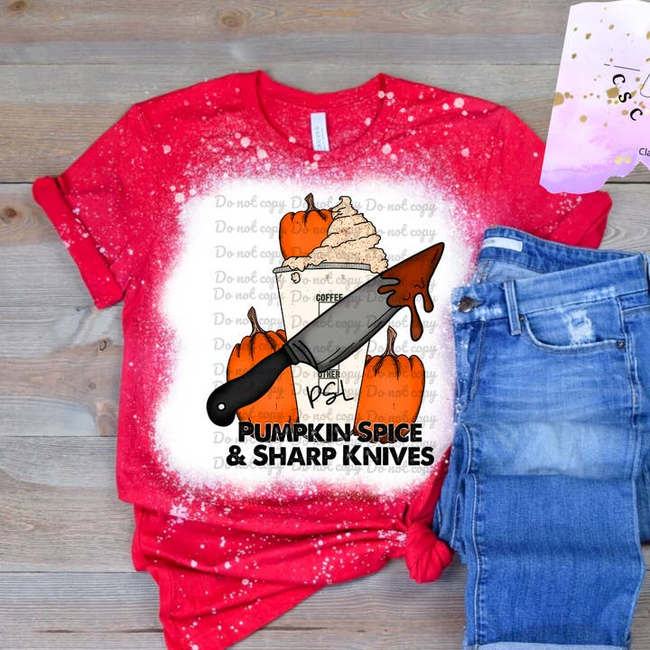 Pumpkin spice & sharp knives for wholesale by Classy, sassy, crafty designs llc