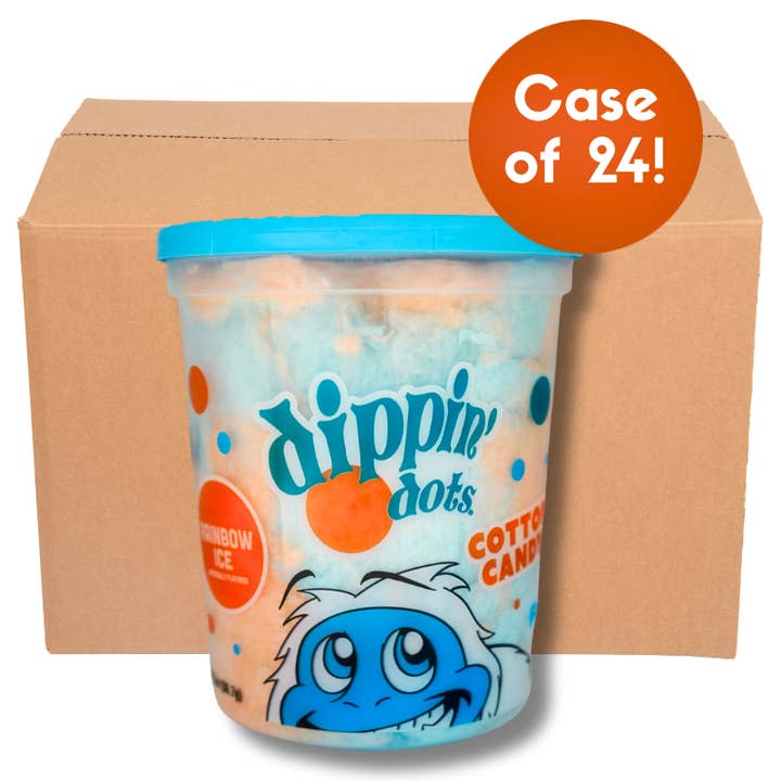 Dippin' Dots Cotton Candy (Rainbow Ice Flavor) for wholesale by Santa Cruz Fun Foods
