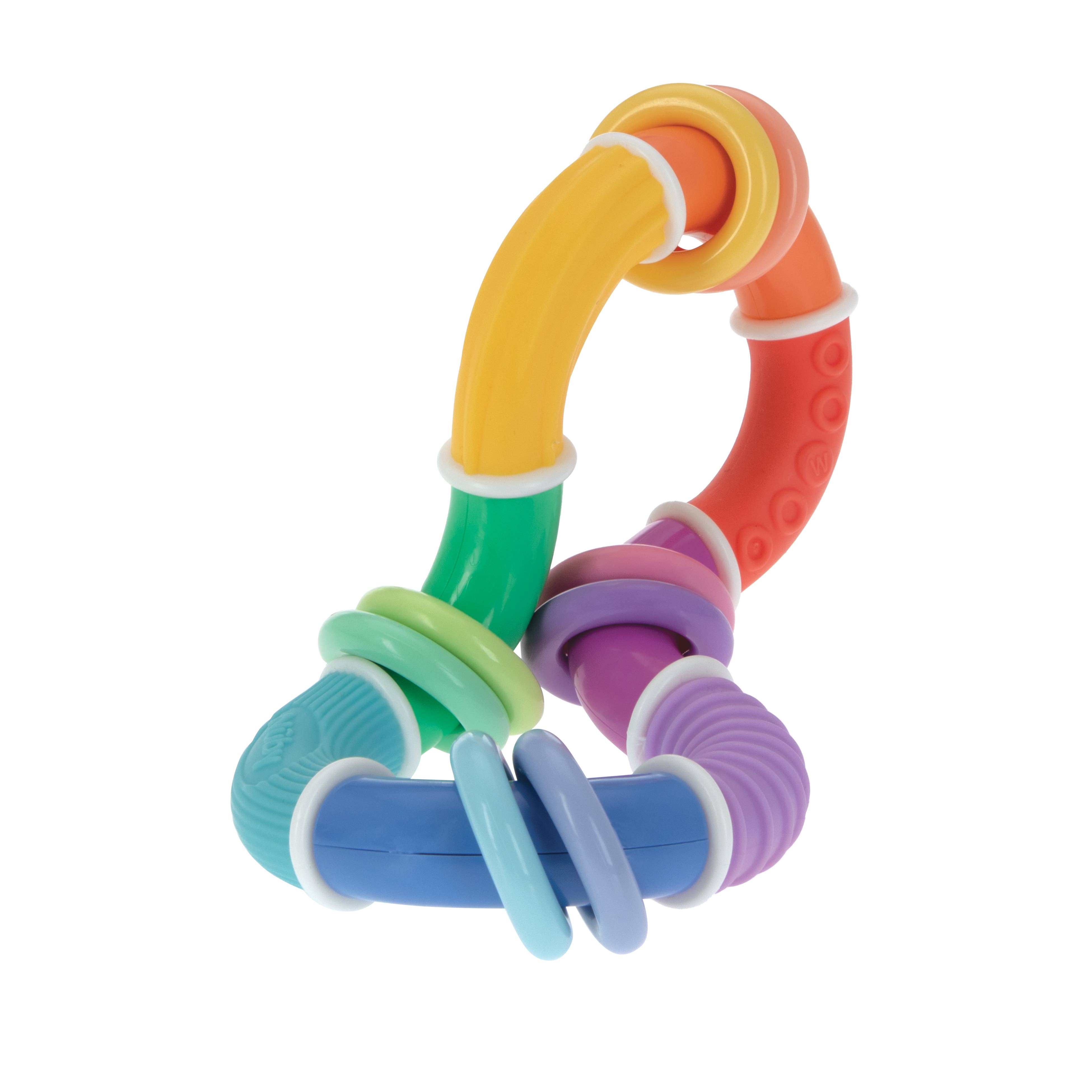 Nuby - Wholesale Teether (Not Clip-On) - Baby - Twista Rattle with Rings Teether3