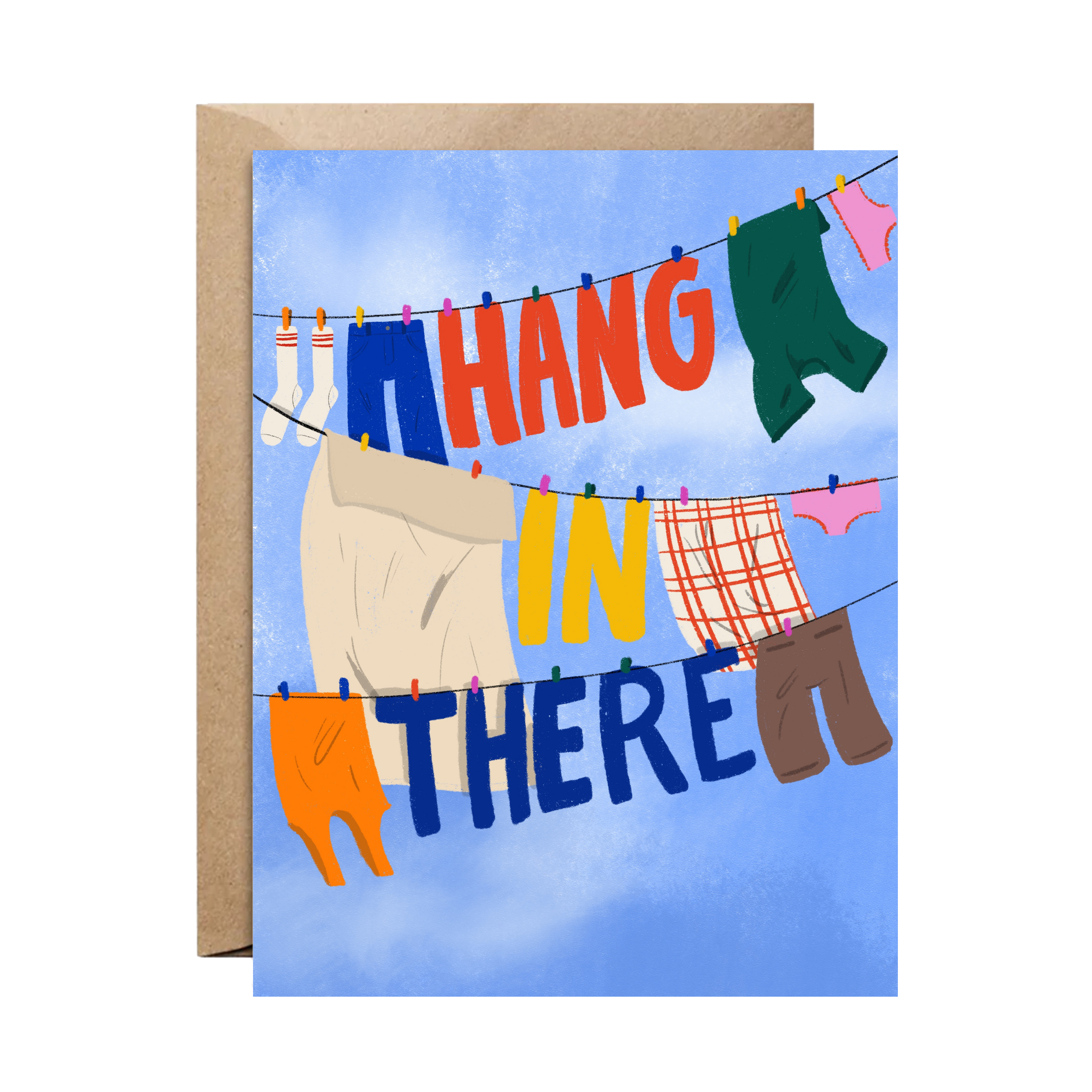 Paper Protégé - Wholesale Encouragement Card - Hang In There0