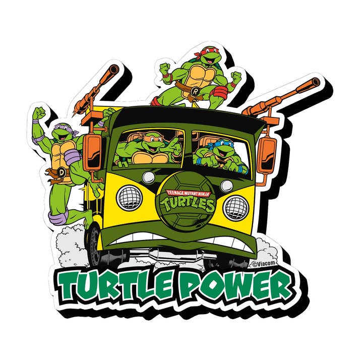 AQUARIUS, GAMAGO, ICUP, & ROCK SAWS by NMR Brands - Wholesale Magnet - TMNT Van Funky Chunky Magnet0