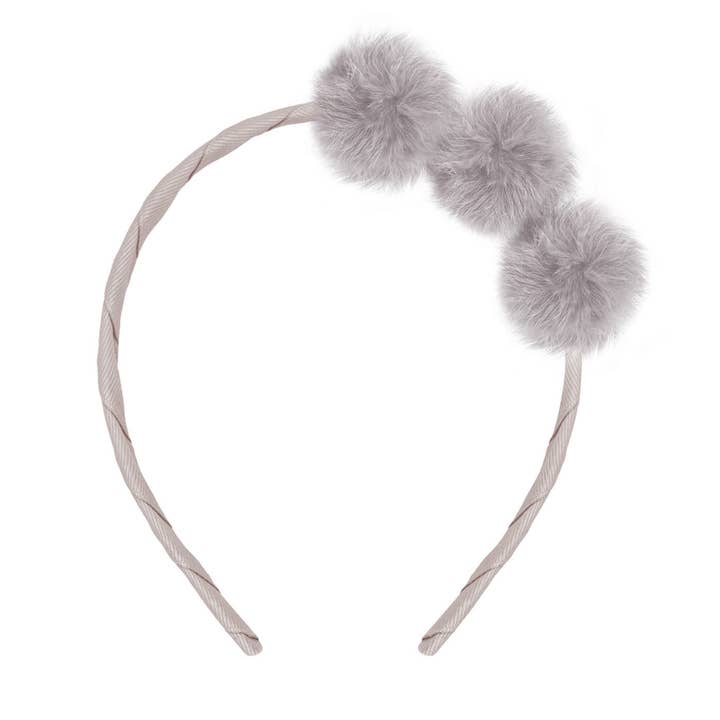 Small Carmandy Pom Pom Alice Band for wholesale by Verity Jones London
