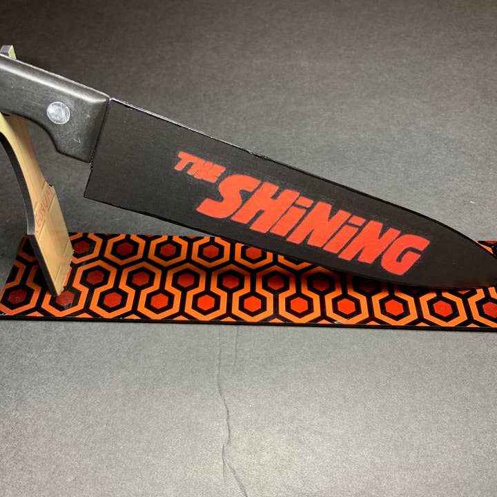 Dead Dave Designs - Wholesale Kitchen/Utility Knife - The Shining Stanley Kubrick Kitchen Knife With/Without Sublimated Stand1