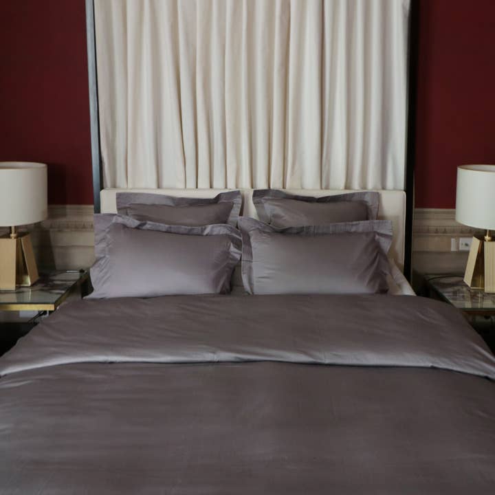 Crown Goose - Wholesale Bedding Set - Sopor Collection, Classic Gray King