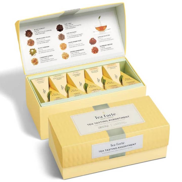 Tea Forte - Wholesale Tea Bags - Tea Forte Tea Tasting Assortment Presentation Box