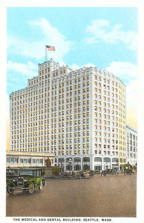 Found Image Press - Wholesale Magnet - Magnet WA-487 Medical and Dental Building, Seattle0