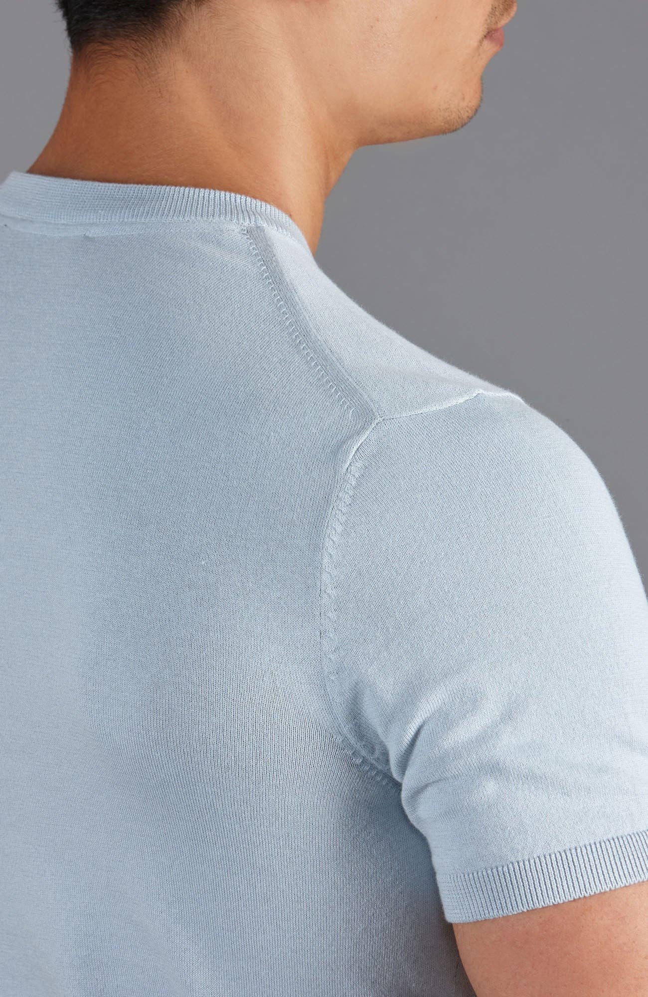 Paul James Knitwear - Wholesale T-Shirt - Men's - Mens Ultra Fine Cotton Knitted T-Shirt64