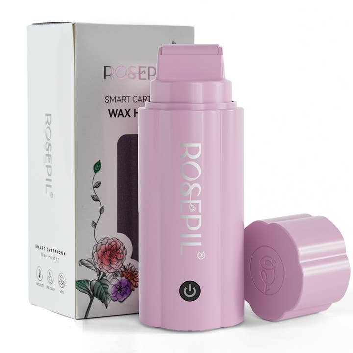 The cosmax - Wholesale Body Hair Removal Product - Rosepil Smart Cartridge Wax Heater Kit - Rose (Mini)1