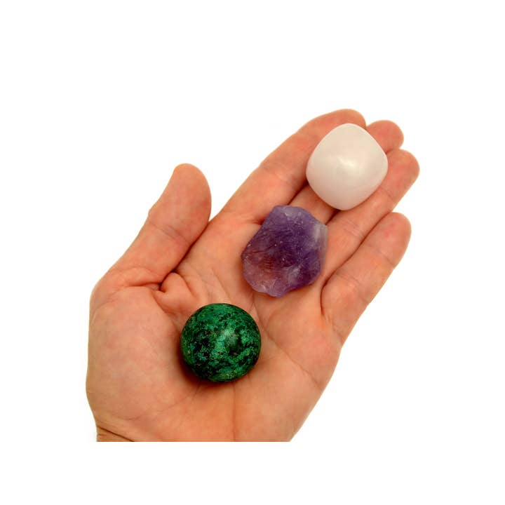 Kaia & Crystals - Vente Pierre et cristal de spiritualité - Kit de cristaux de soutien pour le deuil et la perte6