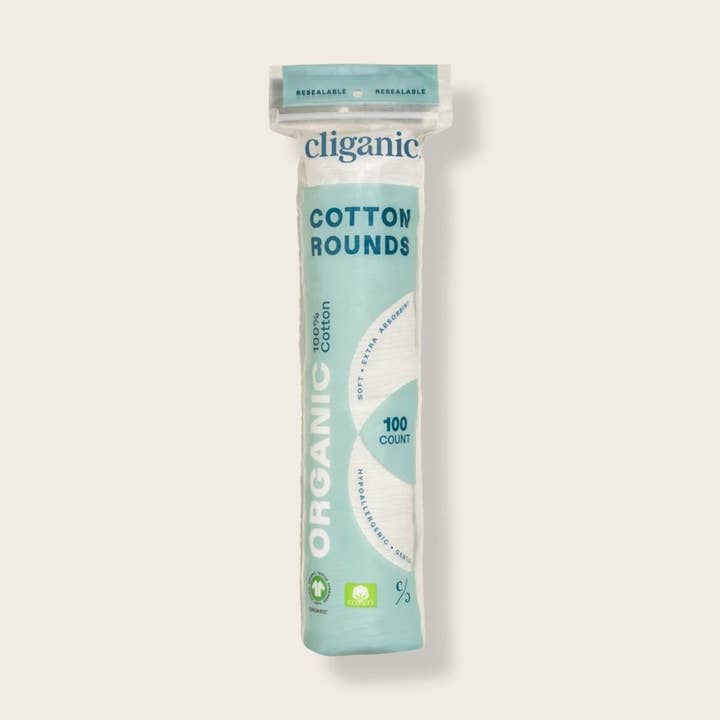 Cliganic - Wholesale Cotton Pad - Organic Cotton Rounds0