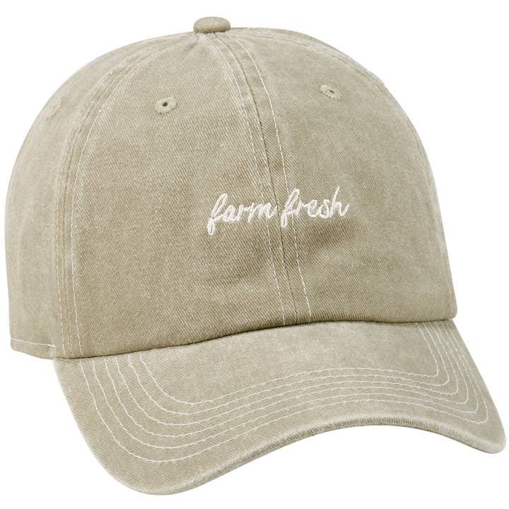 Farm Fresh Baseball Cap for wholesale by Primitives by Kathy