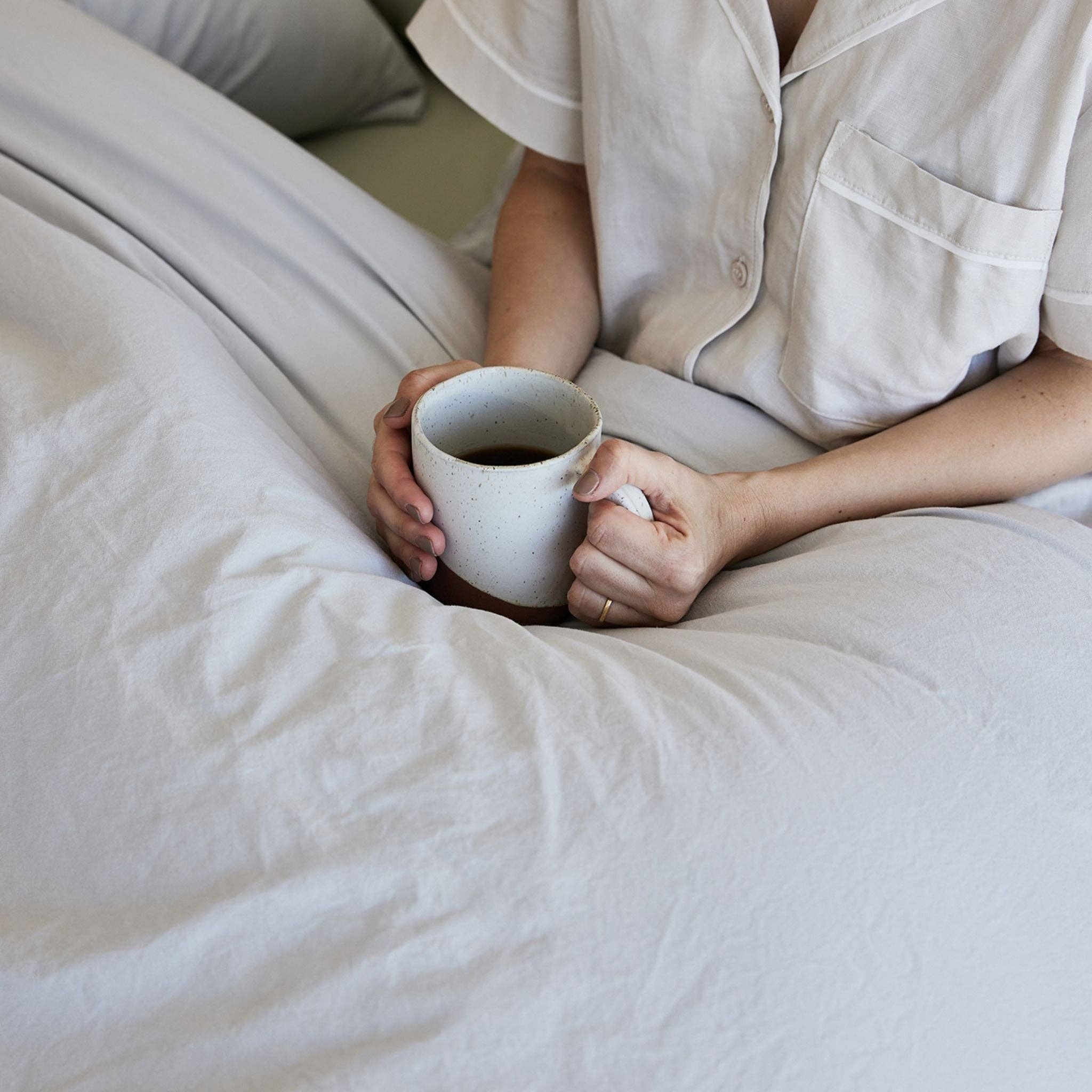 Torres Novas - Vendita all'ingrosso Copripiumini - Prata Cinza Tavira Completo Letto in Cotone Lavato2