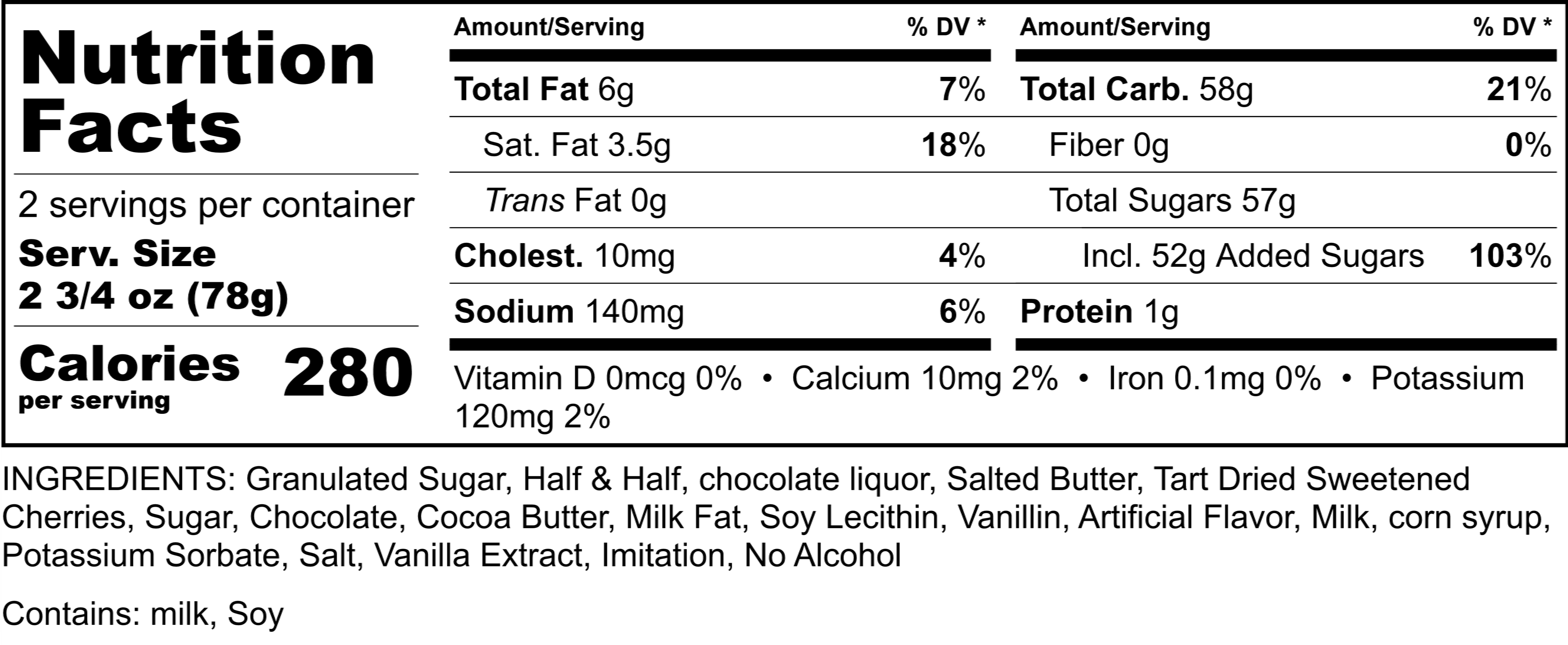 Devons Mackinac Island Fudge - Wholesale Fudge - Chocolate Cherry Fudge 5.5oz2