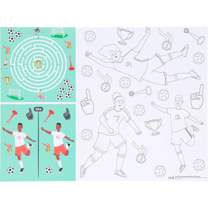 Activity Placemat - Fantastic Football - 6 pieces for wholesale by Folat BV