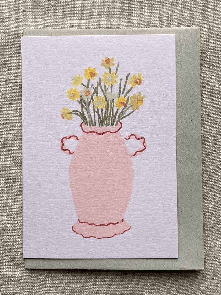 Daffodils mini-kort för wholesale av Harriet Watson
