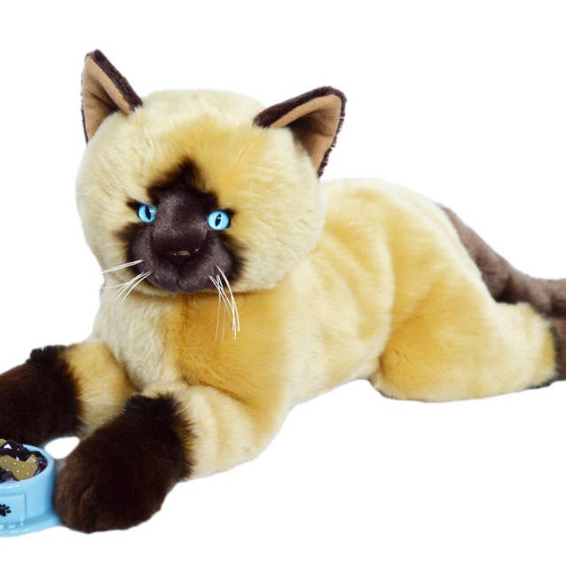Auswella - Wholesale Stuffed/Plush Toy - Kids & Baby - Rusty 19" Plush Siamese Cat1
