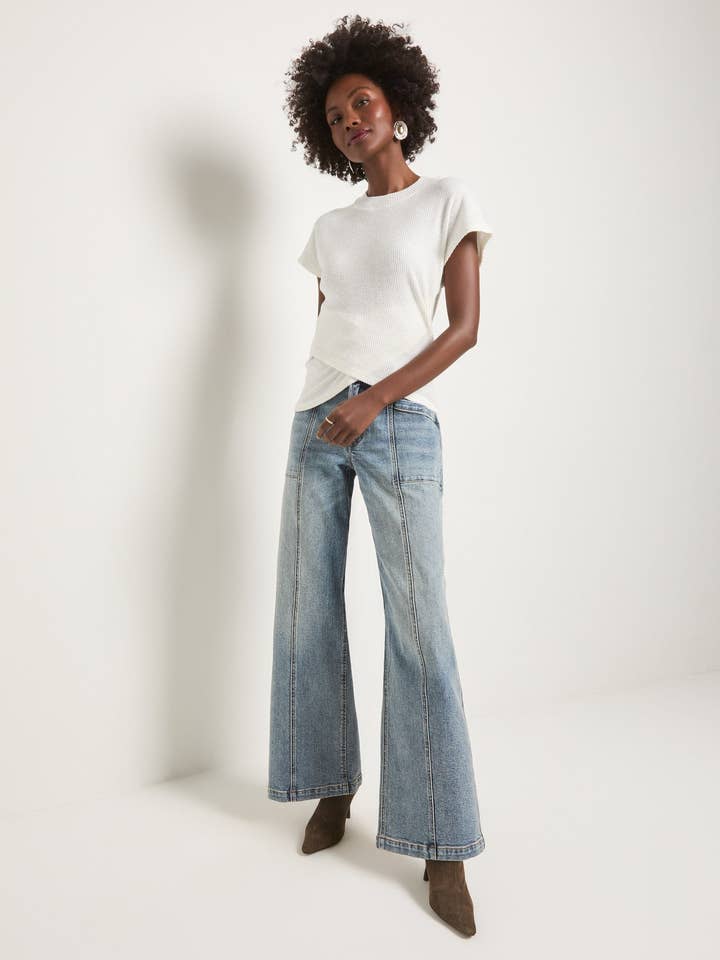 Seventy Eight and Sunny (SEAS) - Wholesale Jeans - Women's - Nomad Flare Jean