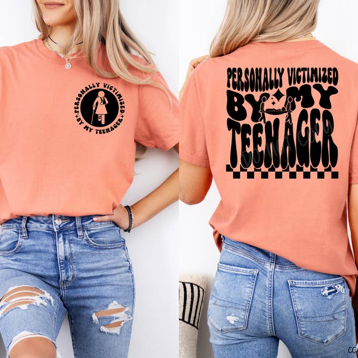 Cash & Drix Wholesale - Wholesale T-Shirt (Graphic) - Women's - Personally Victimized By My Teenager - Tee