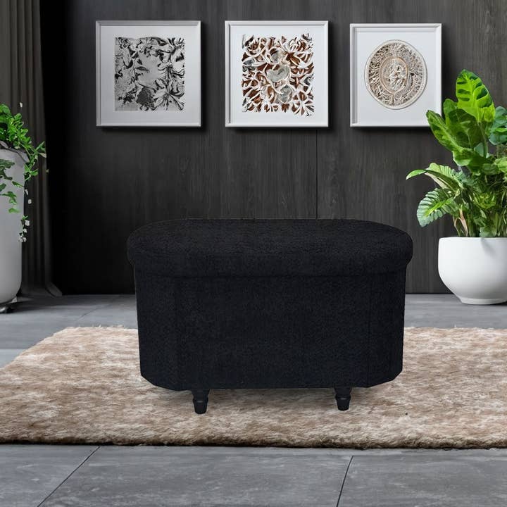 Aria Home – wholesale Ottoman – Esme Ottoman With Boucle Storage Bench19