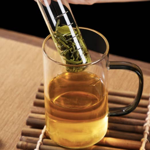 Sostraw & SmartThings – Großhandel Teesieb/-Infuser – Teesieb — Glasröhrchen — 2 Größen erhältlich