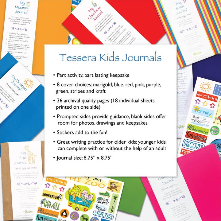 Tessera Publishing - Wholesale Journal/Diary - Kids - Museum Kids Journal6