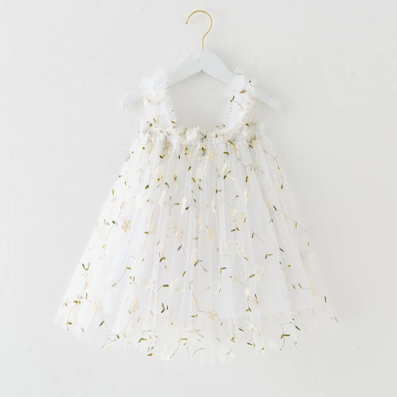 Little Trendy - Wholesale Dress - Kids - Girls 3D butterfly mesh Princess fairy dress 9