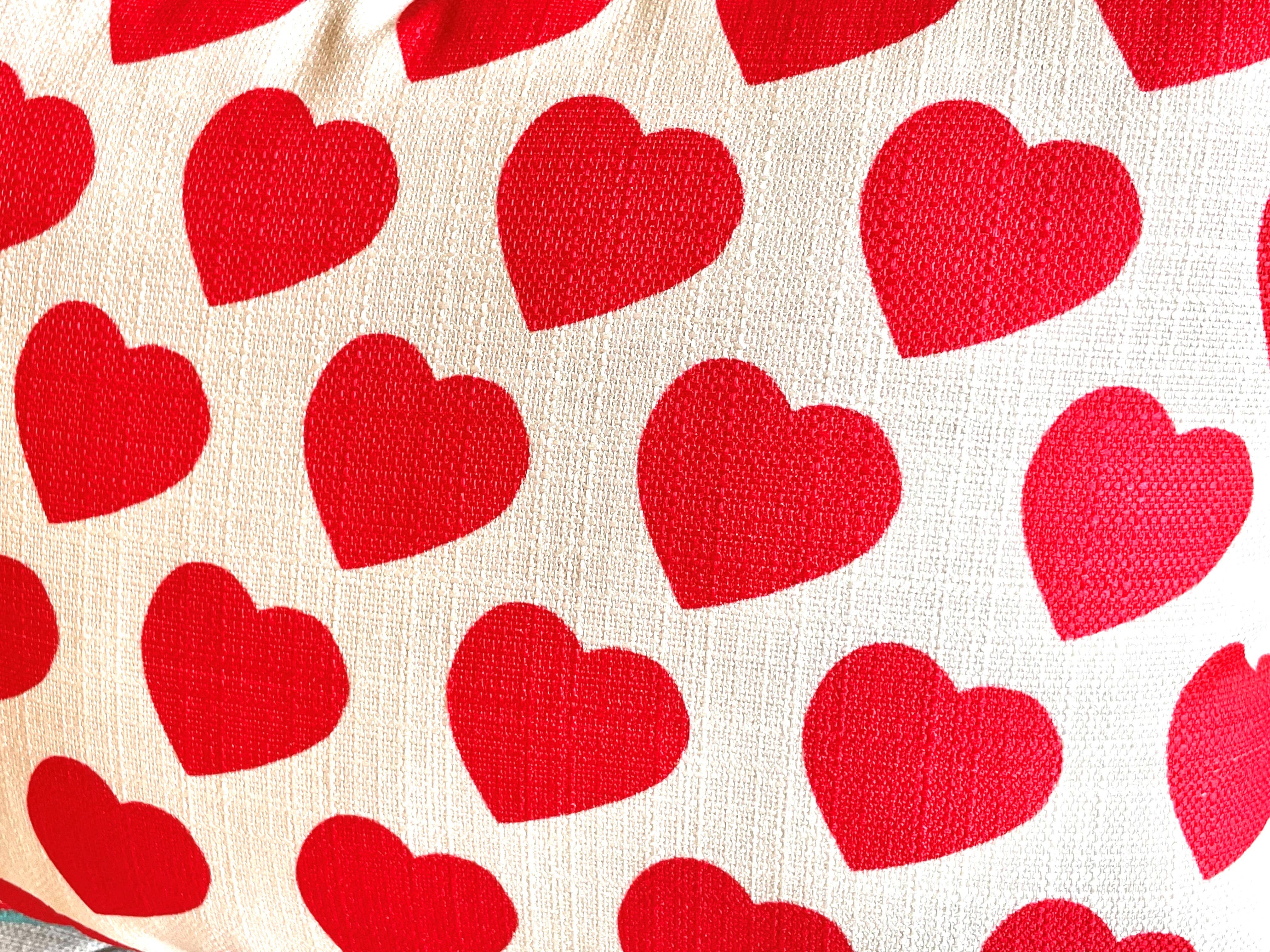 Hatch Show Print - Wholesale Throw/Decorative Pillow - Hello There Darlin' Hearts Pillow5