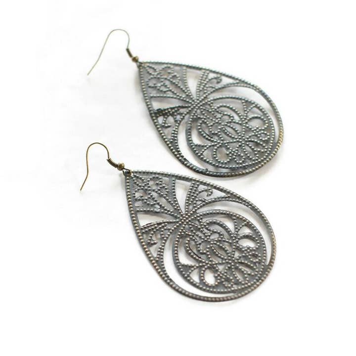 Nomad Filigree Earring - Country Colors for wholesale by Gleeful Peacock