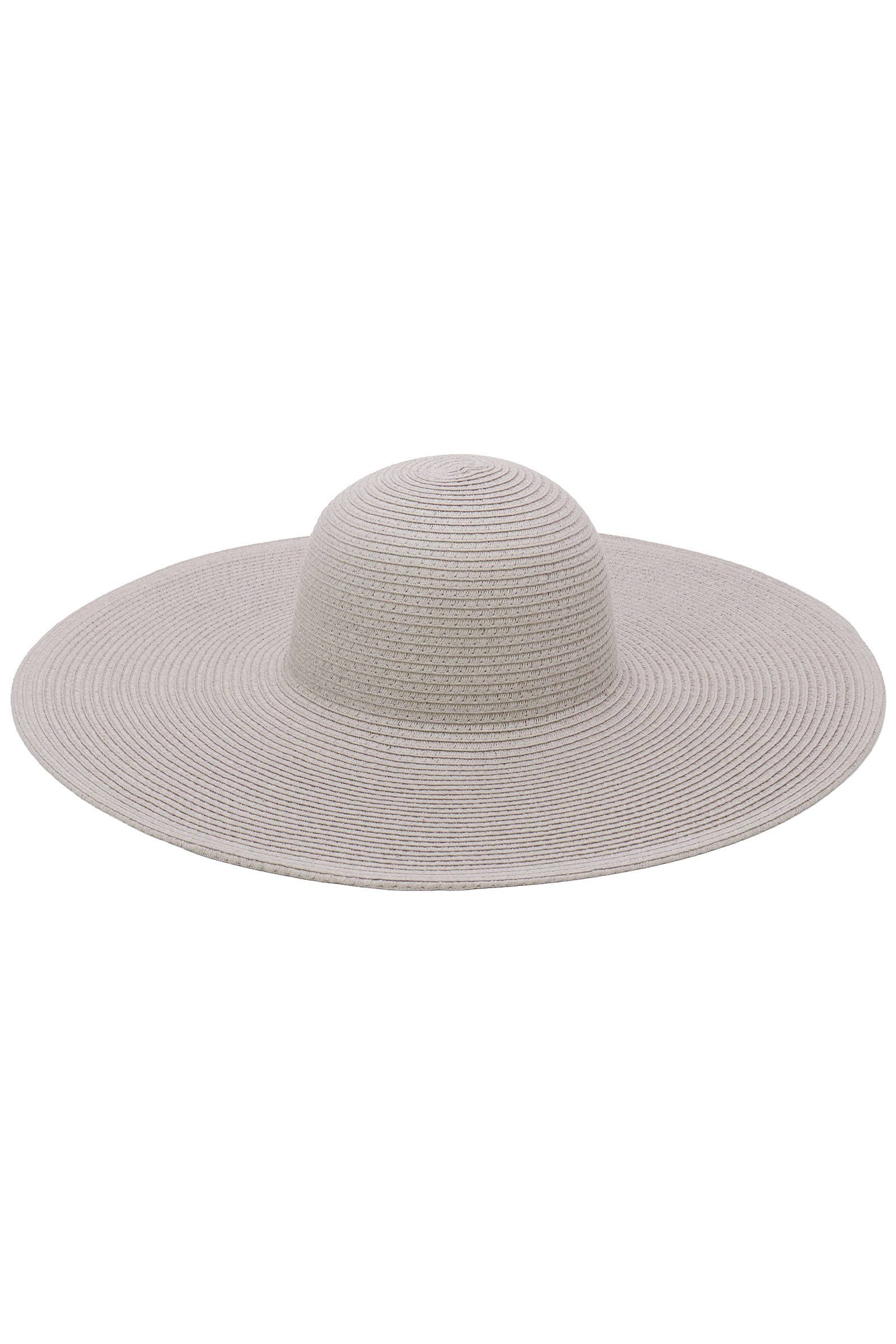Cap Zone - Wholesale Straw Hat - Women's - Matte Solid Heavy-weight Floppy Straw Sun Hat10