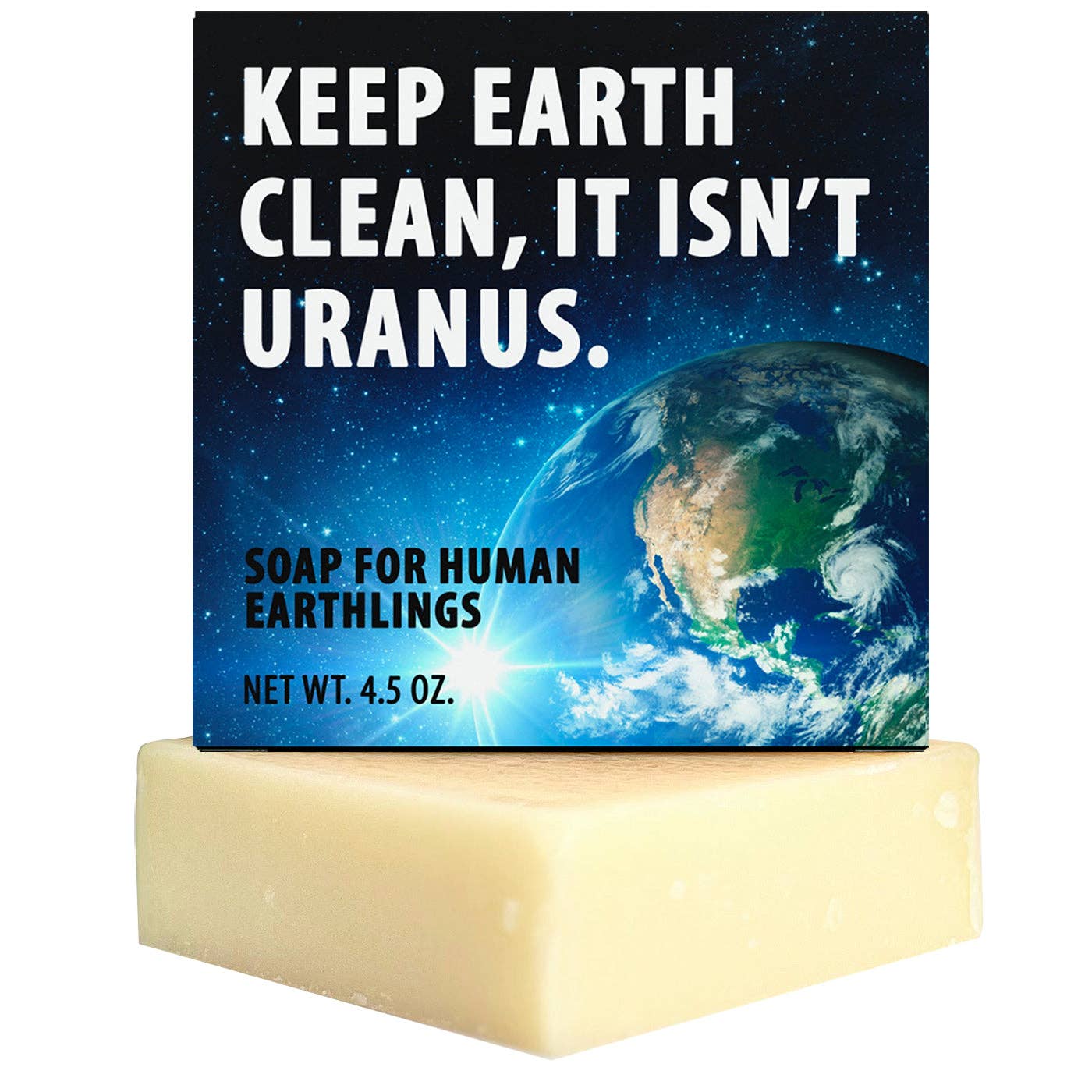 Totally Cheesy - Wholesale Bar Soap - Keep Earth Clean It Isn't Uranus Soap |   Stocking Stuffer1