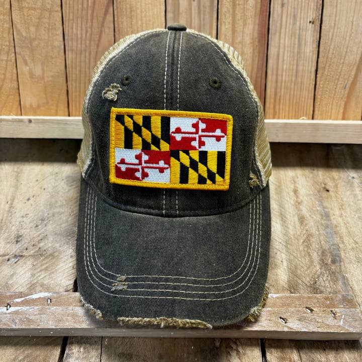 Maryland Flag Hat for wholesale by The Goat Stock
