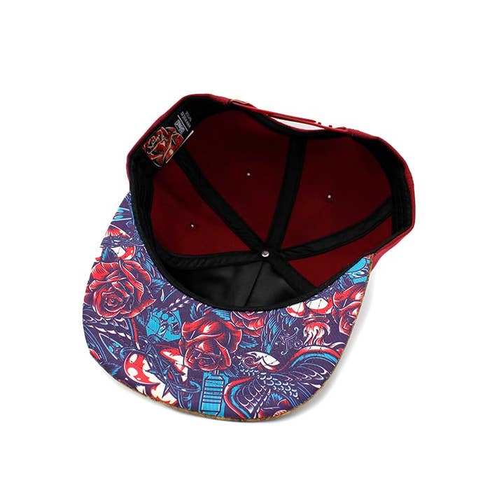 Woed - Wholesale Flat Brim Cap - Unisex - Snapback | Rose1