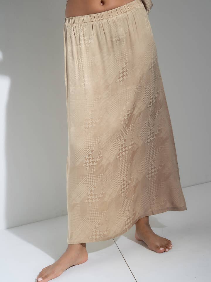 The Slip Skirt - Taupe for wholesale by Idle