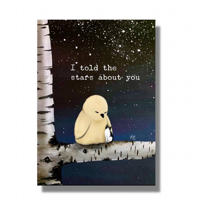 Carte de vœux « I Told The Stars About You Sweet and Heartfelt » pour la vente par Moments Have You Cards