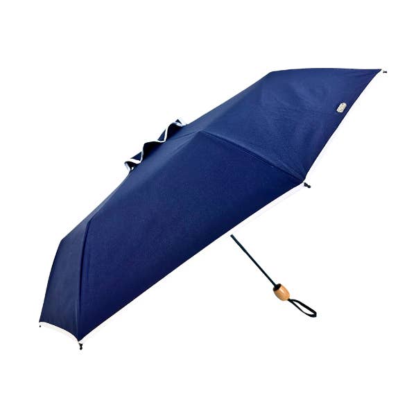 Sun Bella - Wholesale Umbrella – Women's - UPF50+ Compact Cosmopolitan UV Sun Umbrella - Navy with white trim6