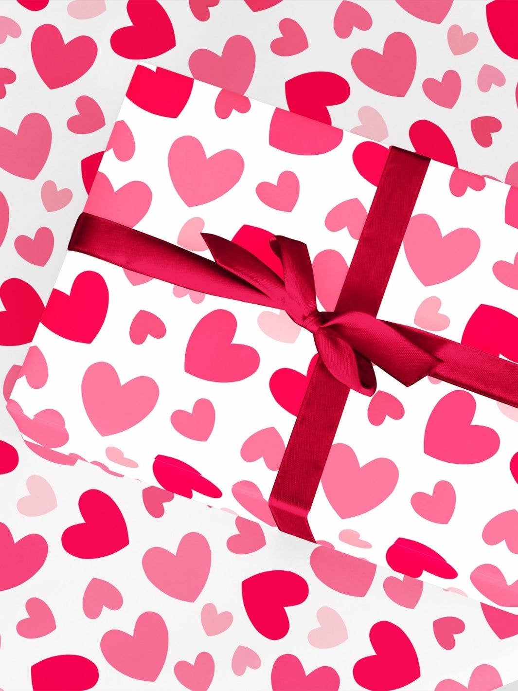 Curlicue – wholesale Flat wrap – Hearts wrapping paper - sustainable and eco-friendly10