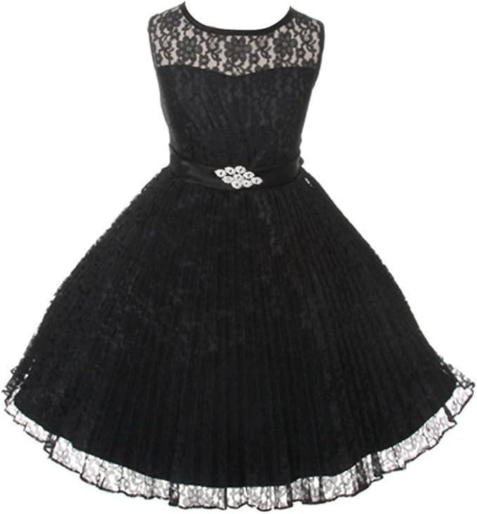 iGirlDress - Wholesale Jurk - Kinderen - Meisjes Plooirok Kant Bloemenmeisjesjurk Maat 4-146