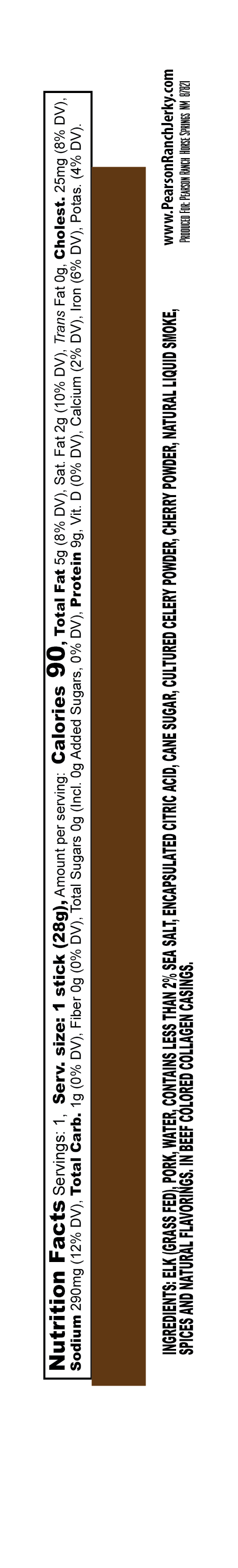 Pearson Ranch Elk & Bison Jerky - Wholesale Jerky - Elk Snack Stick2