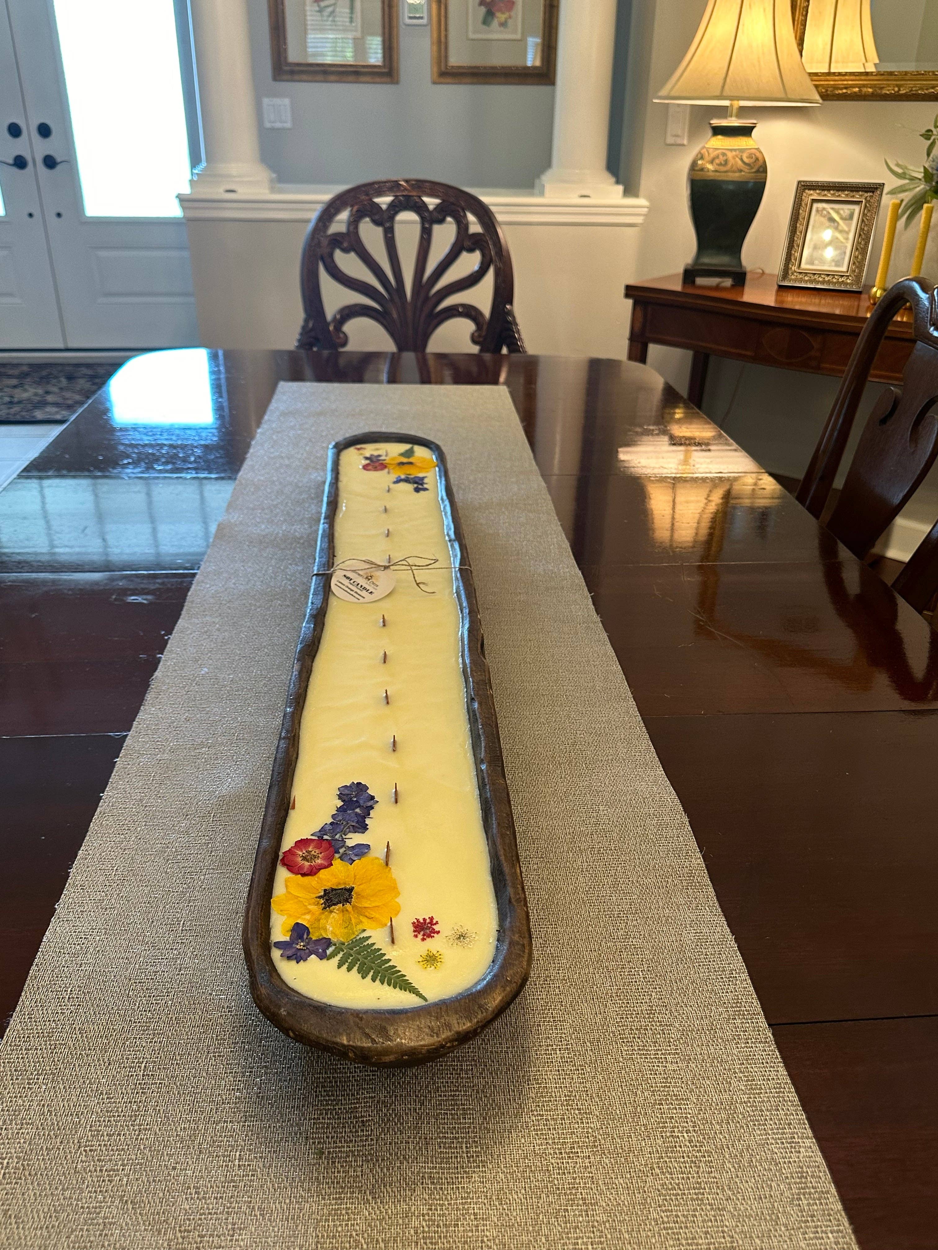 Brown's Creek Honey Farm - Wholesale Novelty Candle - Large Baguette Dough Bowl Candle2