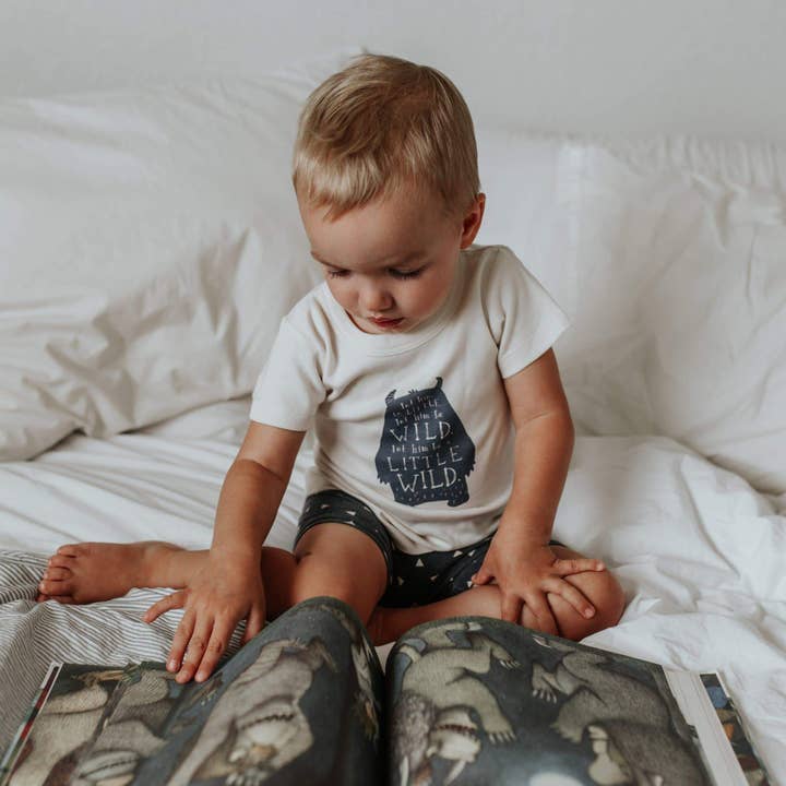 Default graphic organic tee | wild child for wholesale on Faire