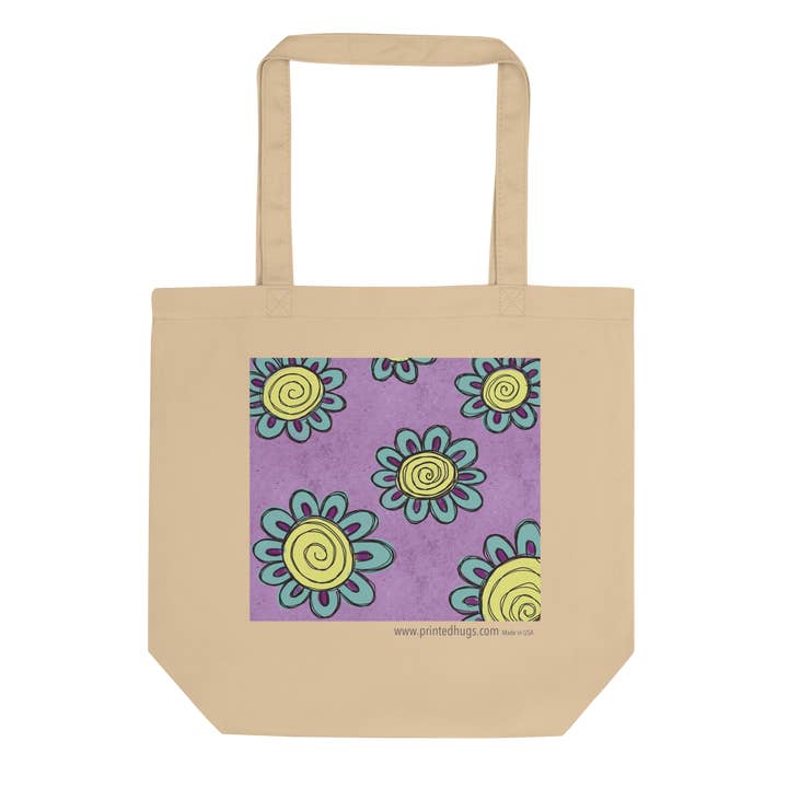 Morning Glory Eco Tote Bag for wholesale by Printed Hugs