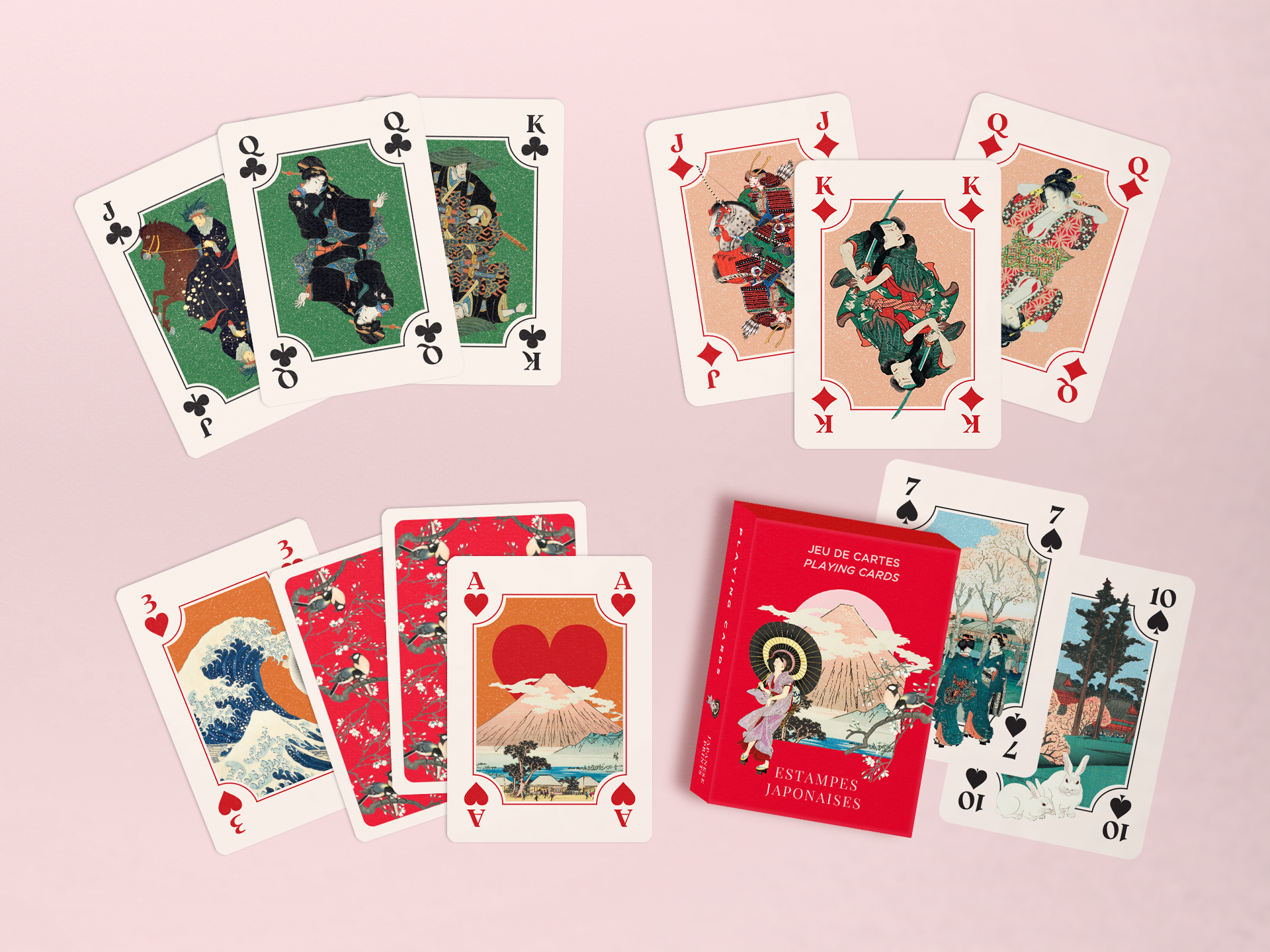 Today is Art Day - Wholesale Playing Cards - Playing Cards Japanese Prints by Mon Petit Art2