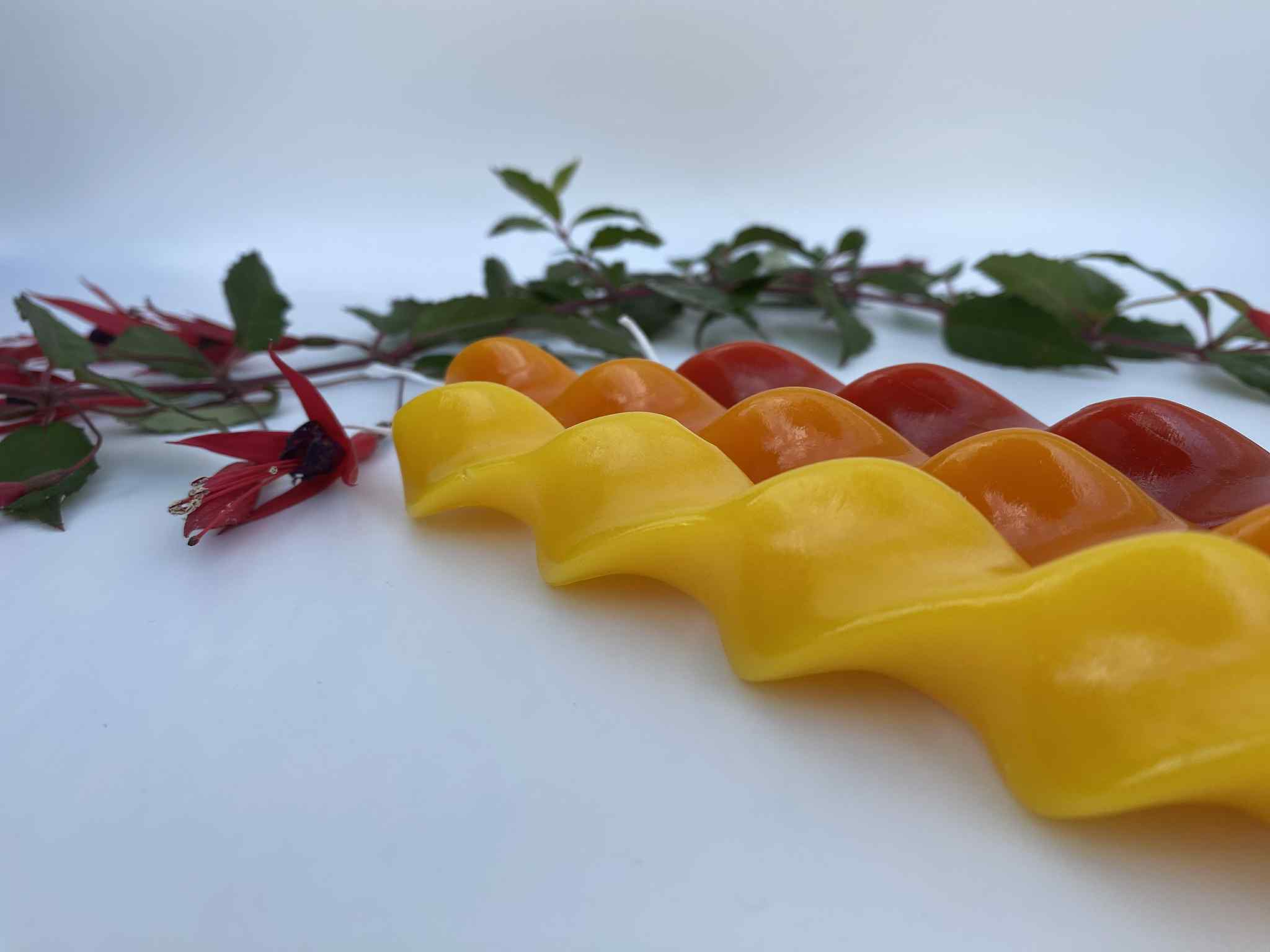 Little Lottie’s - Wholesale Tapered Candle/Candlestick - Twist Taper Candles - Dinner Candles - Autumn Tones0