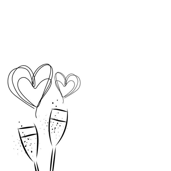 Bare Cards – wholesale Anniversary card – Son and Son-in-Law Champagne Anniversary Card3