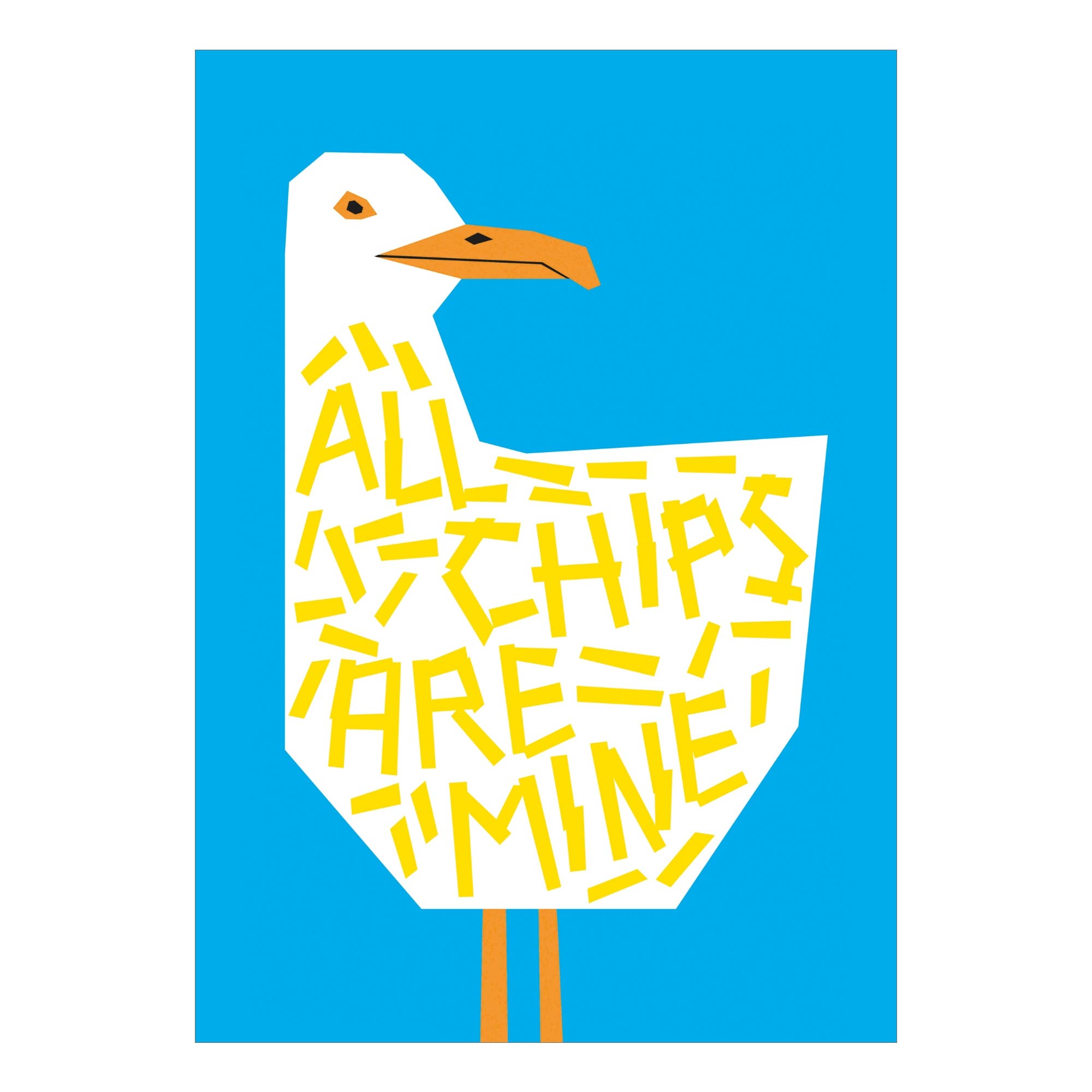 Stoats & Weasels - Wholesale Art Print - All Chips Are Mine Art Print1