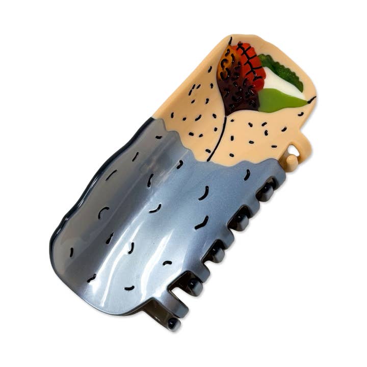 *UDSALG* Stor Mission Burrito Hårklo Klips for engroshandel hos Jenny Lemons