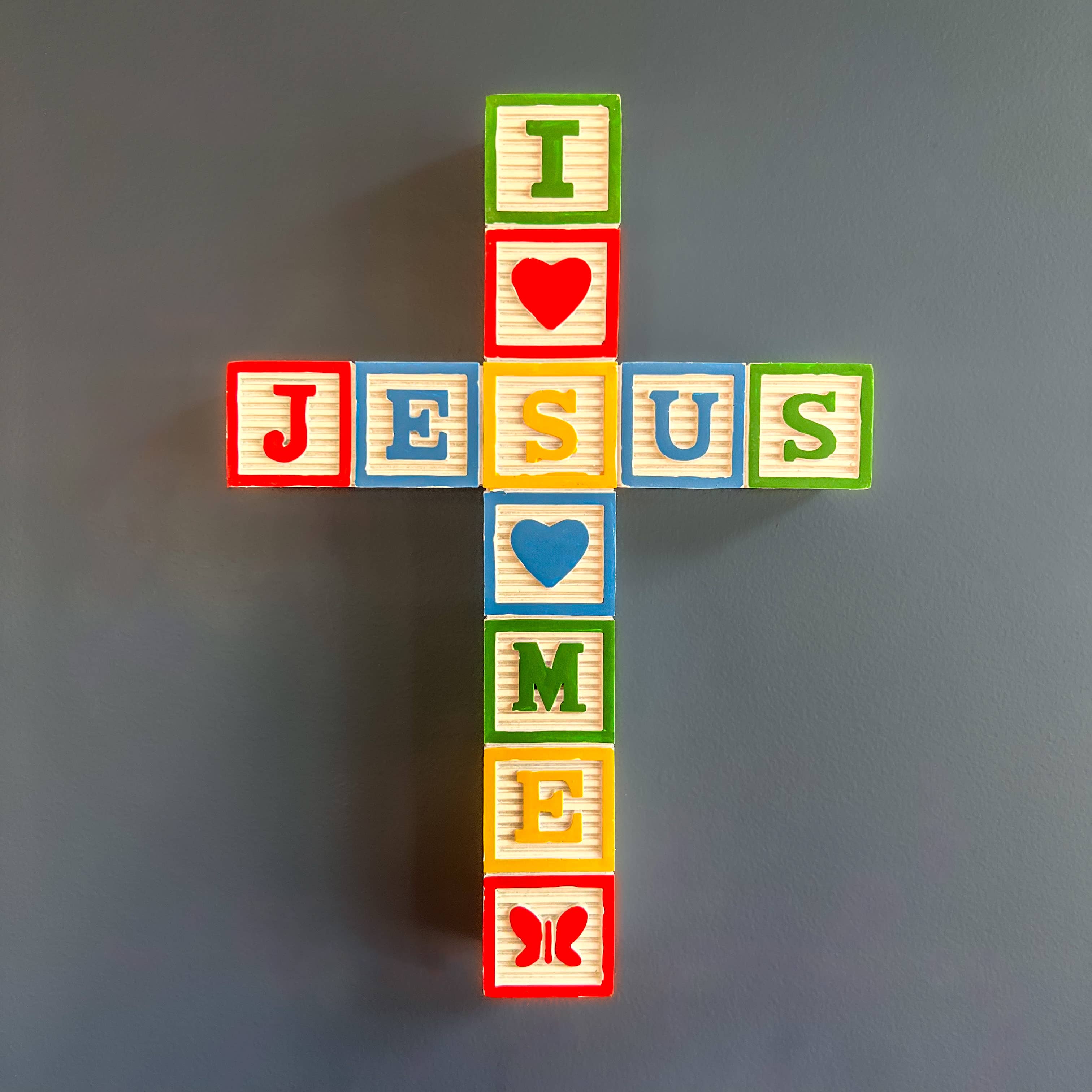 Abbey + CA Gift - Wholesale Wall Cross - Baby Block Wall Cross5