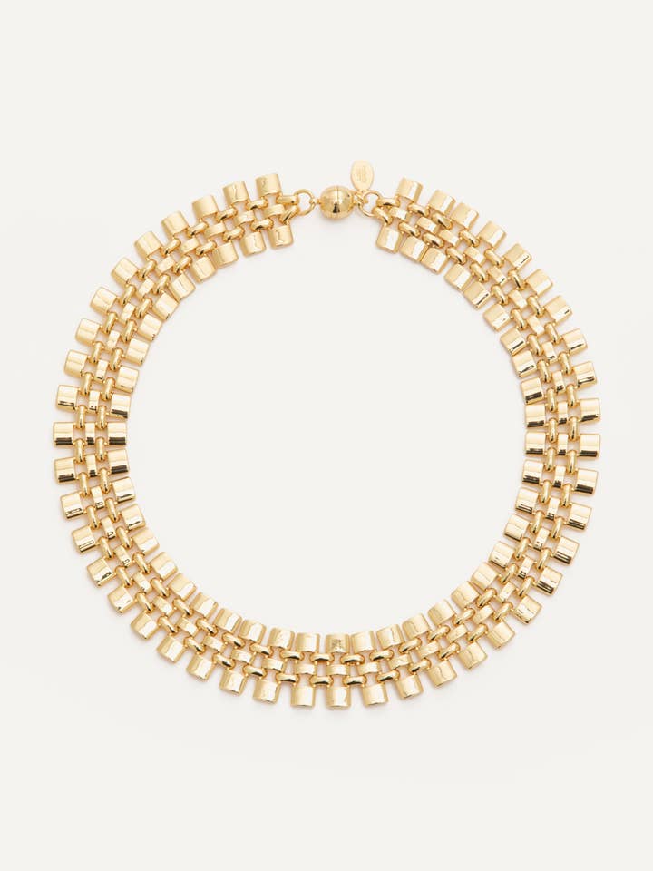 Zahara Necklace - Gold for wholesale by Melania Clara